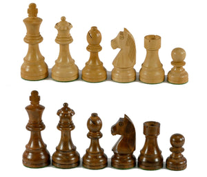 Chess Pieces - 3.75"" Acacia wood, German Knight