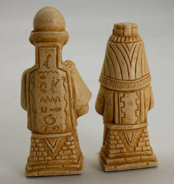 Chessmen - Resin - Egyptian Natural Stained - 3.75"